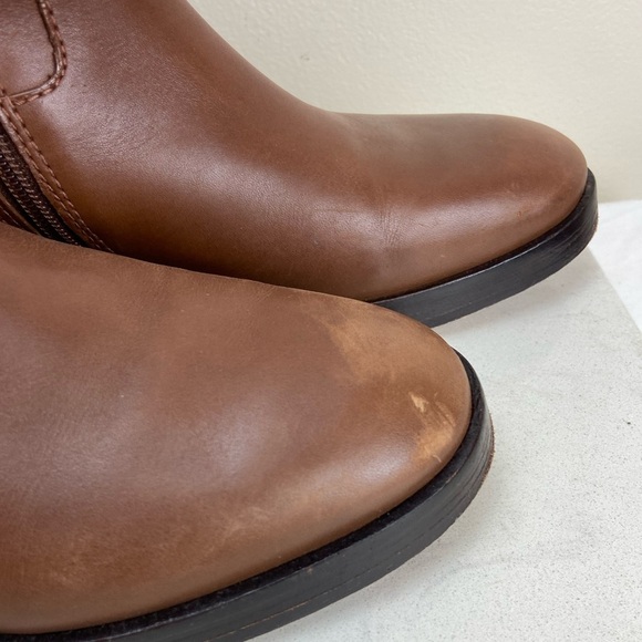 TORY BURCH THE RIDING BOOT LEATHER RICH BROWN - Picture 5 of 16